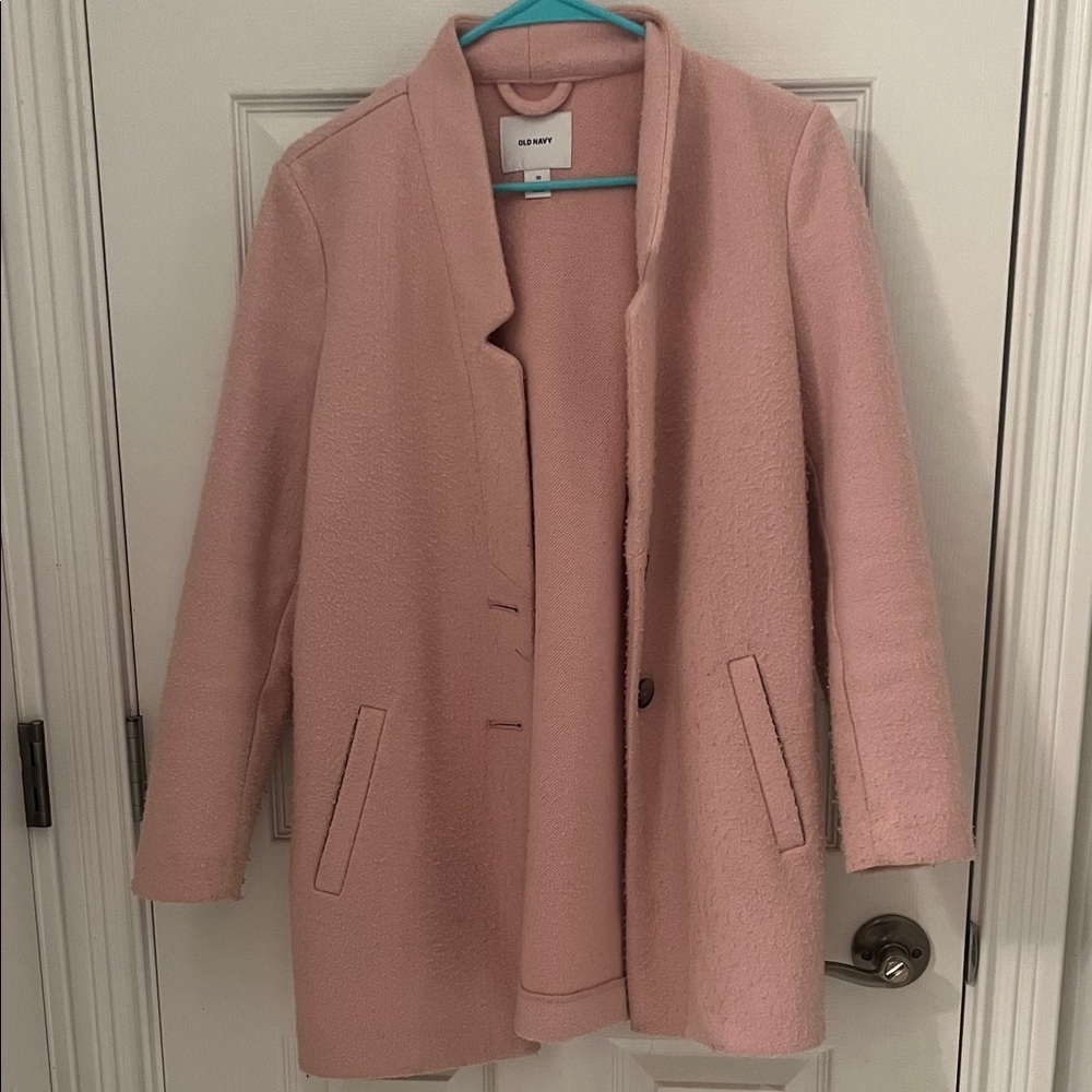Old Navy Blush Pink Women's Pea Coat